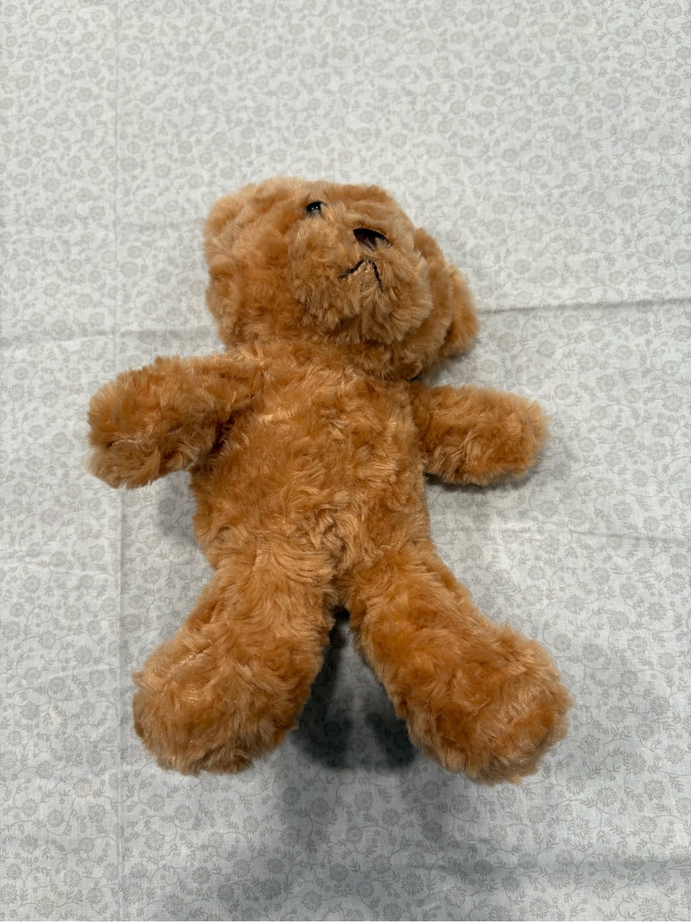 Brown Plush Teddy Bear Stuffed Animal, Black Eyes, Single Plush Bear
